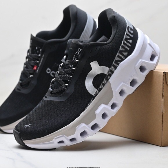 On Running Monochrome Athletic Shoes - Picture 1 of 8